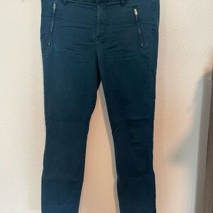 Level 99 Navy Blue Straight Leg Pants